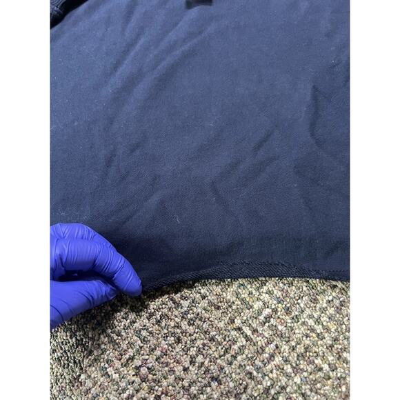 Garage Pullover Chopped Crew Sweater Women’s XXS/XS Soft Terry Blue NWT - Picture 7 of 10